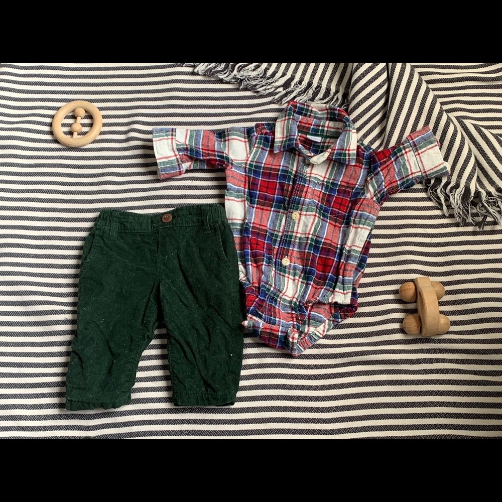 Baby shirt and pant set 0-3 months